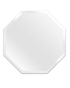 Espejo convencional octogonal 50 x 50 cm con borde biselado