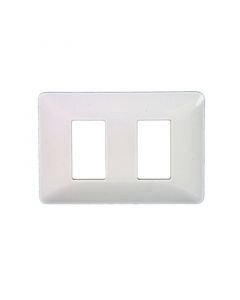 PLACA DOBLE BLANCO MATIX