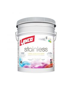 Pintura látex Stainless pastel mate 18.93 L (5 gal) Lanco