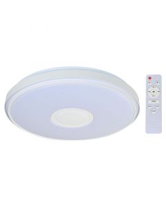 Lámpara plafón LED RGB con bocina bluetooth y control remoto