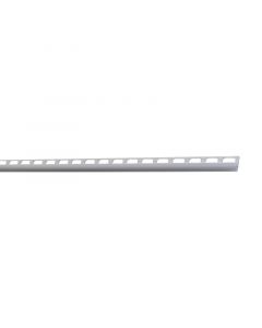 Perfil para piso  gris de pvc redondo 244x2x0.10 cm