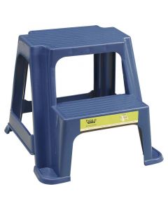 Escalera plástica 2 peldaños soporta hasta 150 kg