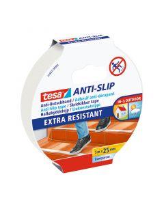 Cinta antideslizante 5.08 cm x 5 m (2") transparente Tesa