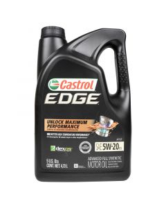 Aceite de motor 5w20 5 qt full sintético castrol edge