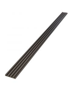 Panel decorativo de pared WPC (290 x 16.8 x 2.4) cm gris