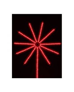 Luces navideñas led fuego artificial 180 leds 1 metro luz multicolor