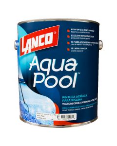 Pintura látex Aqua Pool azul caribe mate 3.78 L (1gal) Lanco
