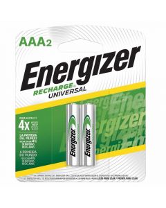 Batería recargable aaa 2 unidades energizer