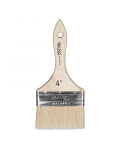 Brocha cerda combinada 10.16 cm (4") mango madera nova basic