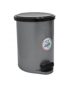 Basurero plástico variedad de colores con pedal 9 l