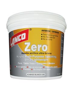 Masilla acrílica ultra liviana Zero 946 mL (1/4 gal)