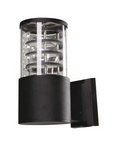 Farol negro para pared exterior 1 luz e-27 60 w(bombillo se vende por separado)