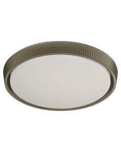 Lámpara plafón moderna gris LED integrado 24254