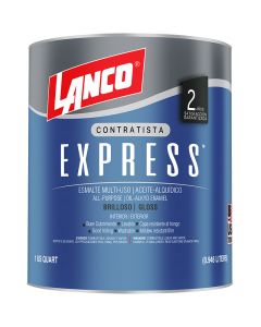 Pintura aceite express blanca 1/4 galón