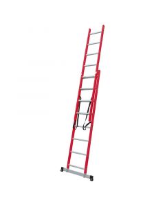 Escalera de extensión fibra de vidrio 370 cm soporta hasta