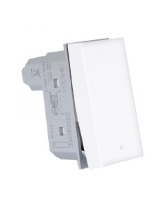 Interruptor sencillo 1 vía 127 V 15 A blanco Bticino Matix Go
