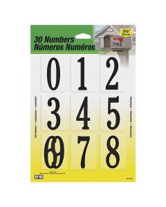 Cartón de números - 3 unidades