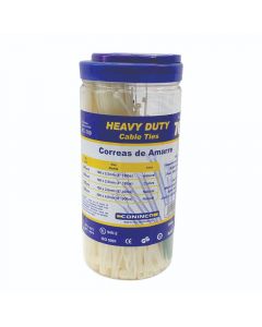 Kit de amarras plásticas para uso pesado 700 unidades