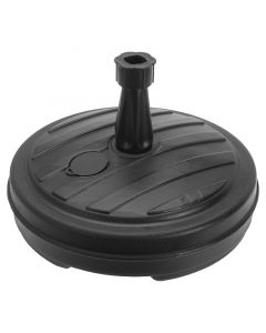 Base sombrilla tipo domo circular color negro impermeable