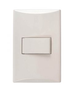 INTERRUPTOR SENCILLO 1 5A 125V MARFIL EAGLE LÍNEA PLATA