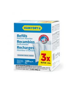 3 Pack de recambio para deshumidificador Humydry 250 g