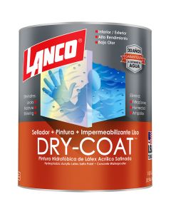 Dry coat satin blanco/pastel 1/4