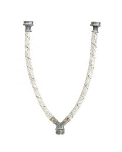Yee de abasto vinilo para lavadora (19.05 x 19.05) mm (3/4" nh x 3/4" nh) 30 cm coflex