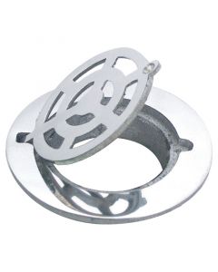 Rejilla abisagrada redonda aluminio 5" tradicional