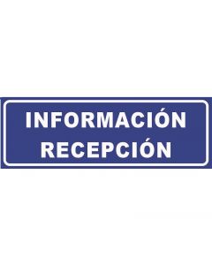 Rótulo Informacion recepcion