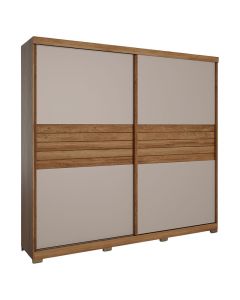 Armario MDP freijo con avellana (240 x 237 x 52.5) cm