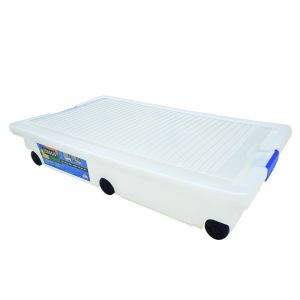 Objetivo Perspicaz Permitirse Caja bajo cama con tapa y rodos 30 L | Ferretería EPA