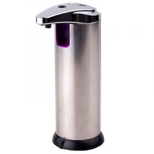 Dispensador automático de jabón, dispensador de jabón de baño de cocina de  acero inoxidable sin contacto, sensor de movimiento infrarrojo infrarrojo