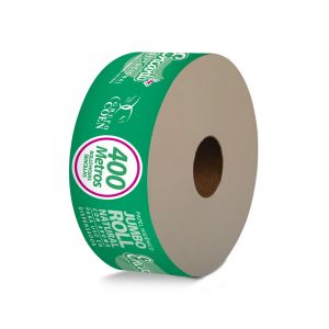 Paquete de 6 rollos papel higiénico industrial 1086 hojas JUMBO ECOLABEL