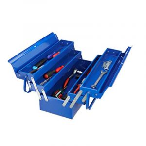 Caja para herramientas metálica plegable 17 toolcraft