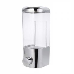 Dispensador de jabón líquido independiente de aluminio para manos,  dispensador de jabón de manos de 17.6 onzas, a prueba de óxido para baño y  cocina