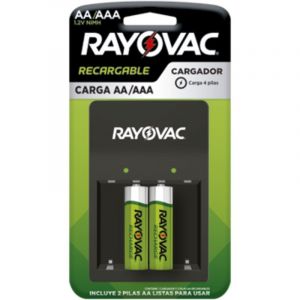Cargador para bateria recargable + 2 baterias ld715op rayova